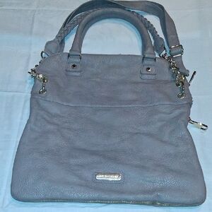 Steve Madden Gray Shoulder Bag with Structured Design